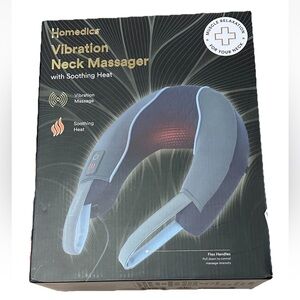 Homedics Comfort Foam Vibration Neck Massager and Soothing Heat NEW NEVER OPENED